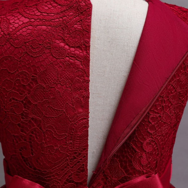 Dress Line Girls' Party Little A Floral Plain Kids FashionChic