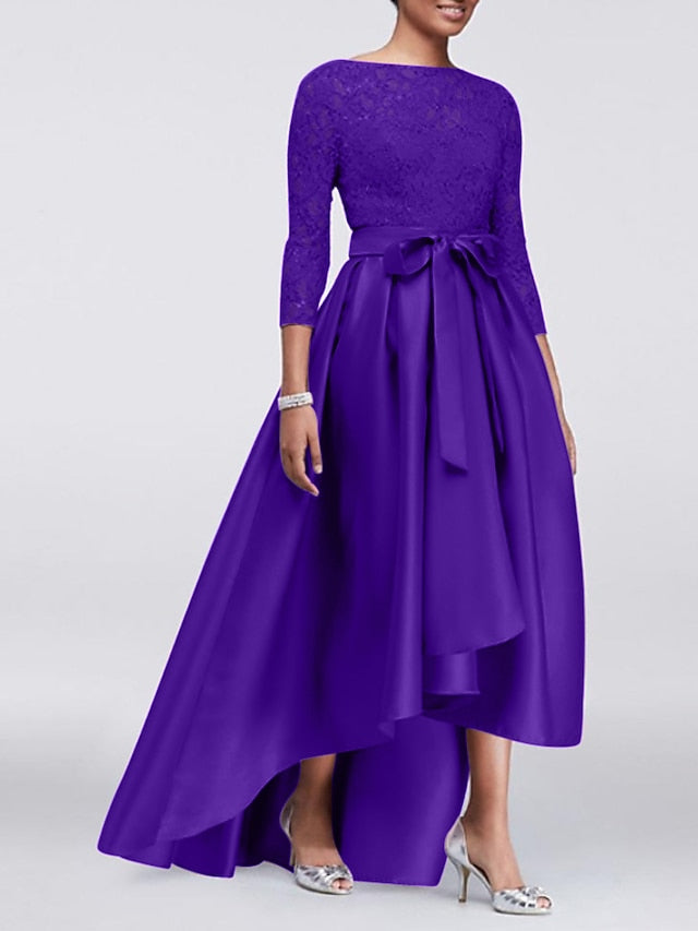 Mother Elegant Size the of Bride Plus Wedding Dress A-Line Guest FashionChic