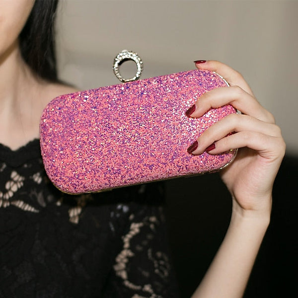 Wristlet Leather PU Bags Clutch Women's Evening Bag FashionChic