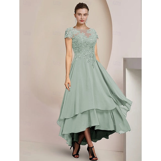 of Mother Formal A-Line Elegant Guest Wedding Bride Dress the FashionChic