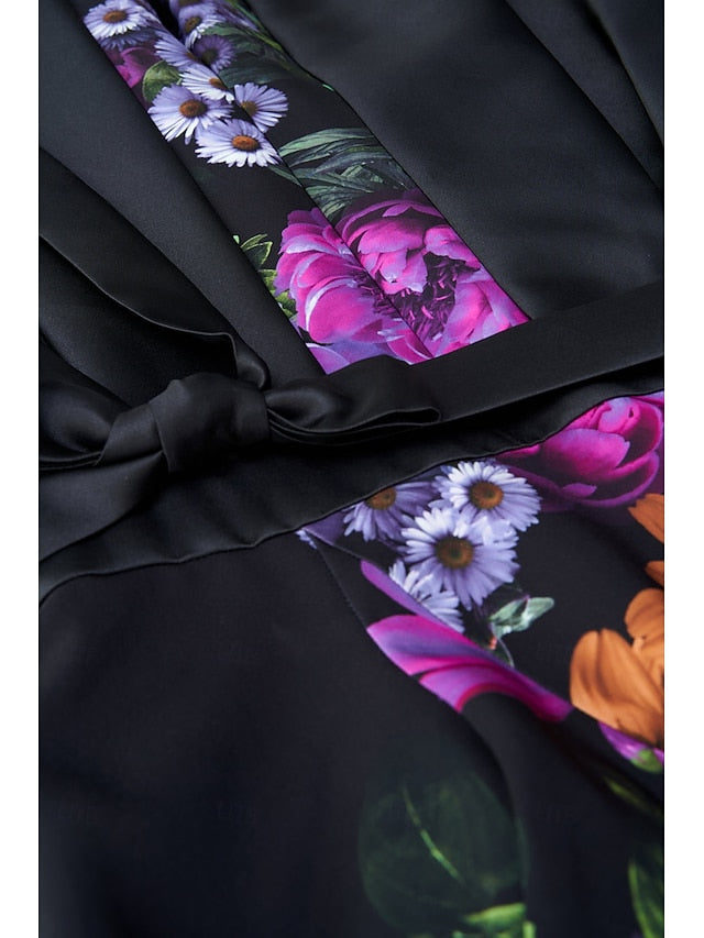 Elegant Pantsuit Jumpsuit of / Mother Print the Bride Floral FashionChic