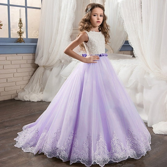 Princess Dress Kid's Girls' Girl Flower FashionChic