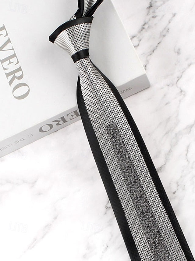 with Necktie Pattern Classic Polyester Men's FashionChic