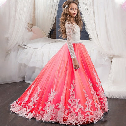 Dress Girls' Kid's Girl Flower Princess FashionChic