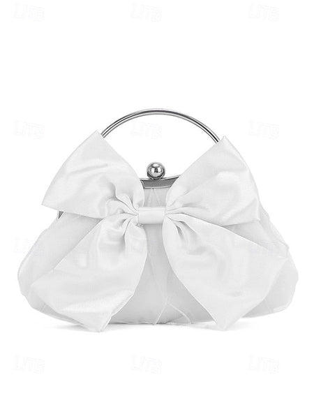 Women's Bow Satin Bag Elegant Clutch Evening – Pearl FashionChic