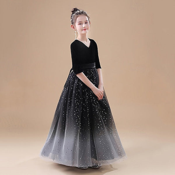 Dress Princess Kid's Girl Girls' Flower FashionChic