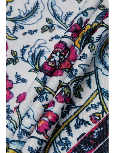 Women's Tank Dress Floral Ditsy Floral Print V Neck Midi
