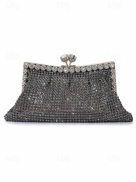 Sage Green Rhinestone Women's Vintage Clutch – Purse FashionChic