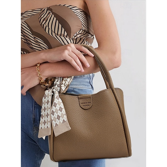 Bag Bucket Handbag PU Women's Bags Shoulder Crossbody FashionChic