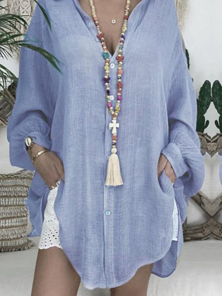 Women's Blue Black White Summer Spring Fall Mini Dress Faux FashionChic