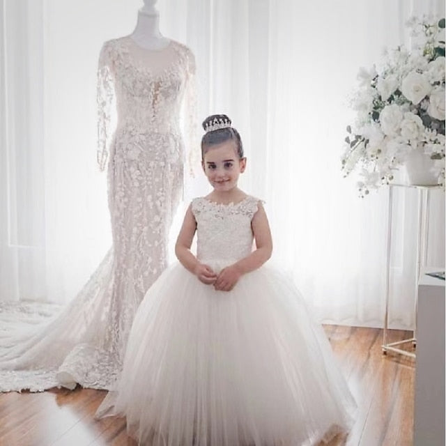 Girls' First Party Dress Girl Flower Communion FashionChic