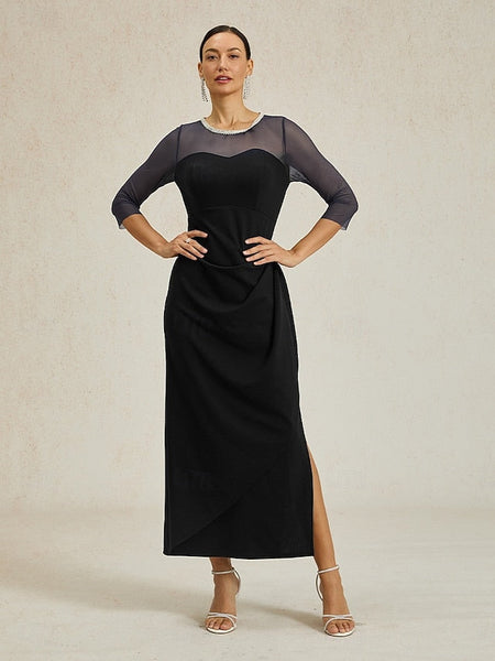Women's Maxi Dress Sheath Dress Elegant Party Formal Solid FashionChic