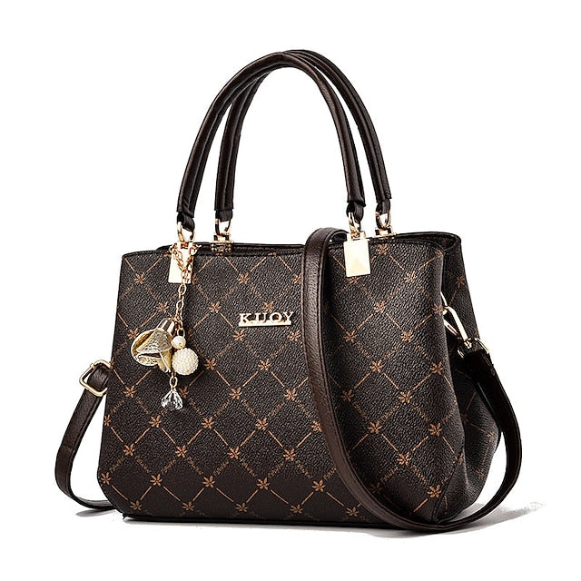 Women's Men's PU Party Leather Bag Shoulder Handbag FashionChic