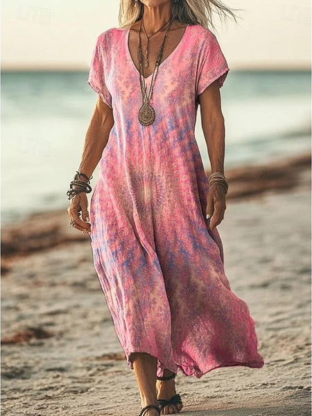 Women's Maxi Dress Casual Dress A Line Dress Stylish Casual FashionChic