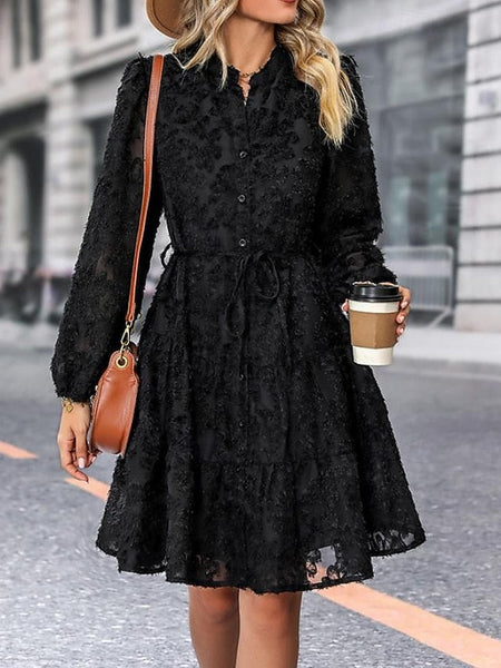 Women's Midi Dress Black Dress Cocktail Dress Formal FashionChic