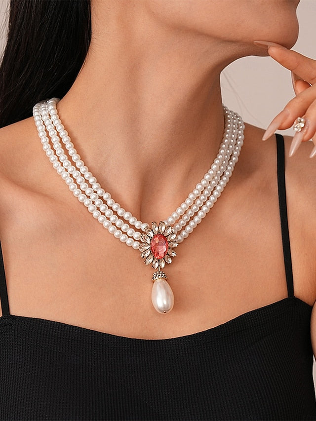 Earrings Set Women's Pearl Jewelry with FashionChic