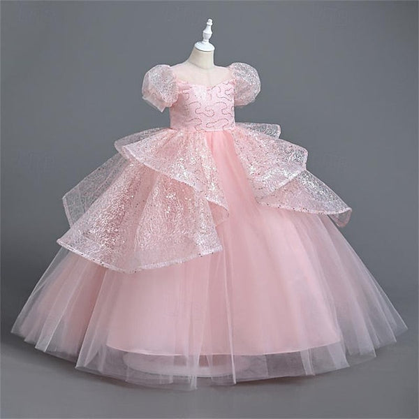 Party Flower Girls' Dress Performance Girl Wedding FashionChic