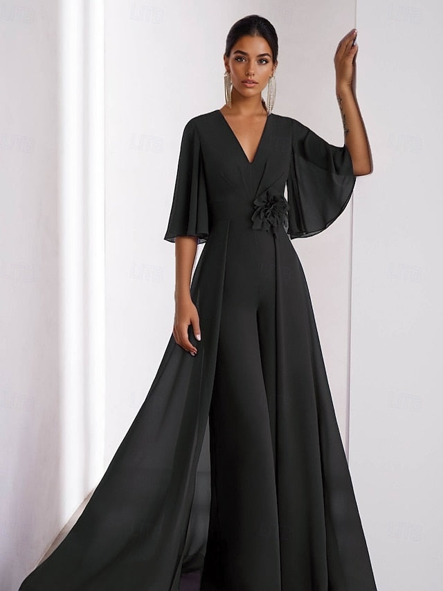 Bride Elegant Wedding of the Jumpsuit Dress Guest Vintage Mother FashionChic