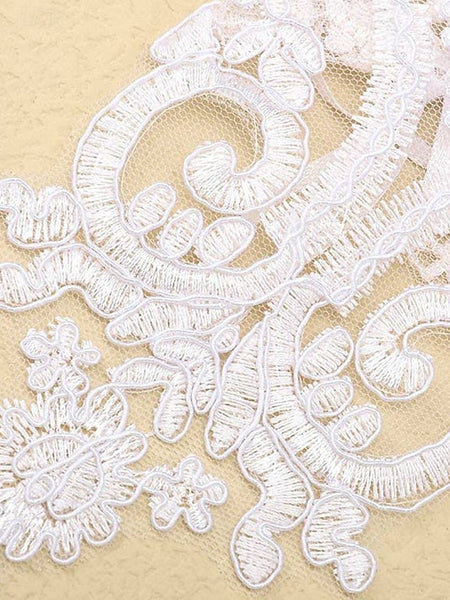 Gloves Vintage White Lace Bridal Elegant – Wedding Fingerless FashionChic