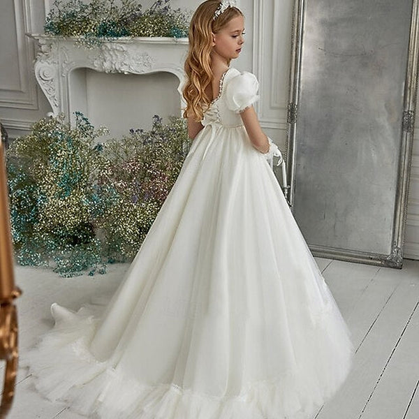 First Flower Girl Dress Party Girls' Communion FashionChic