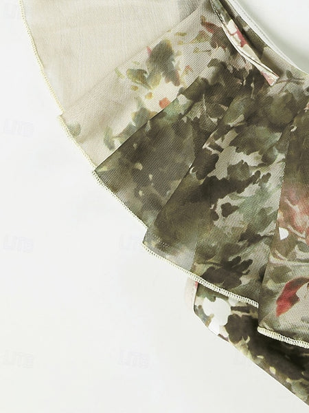 Women's Boho Shirt Blouse Flower Modern Boho Sleeveless