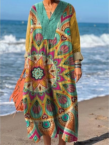 Women's Maxi Dress Sundress A Line Dress Vacation Casual
