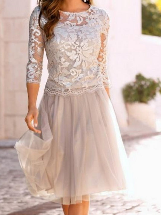 Bride Mother Beach of Wedding the Dress A-Line Guest FashionChic