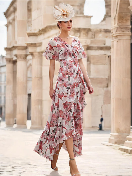 Guest Bride Wedding the of Dress Elegant Mother A-Line Formal FashionChic