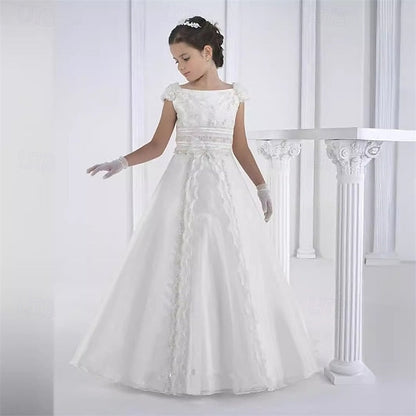 Kid's Dress Formal Flower Girls' Lace Girl FashionChic
