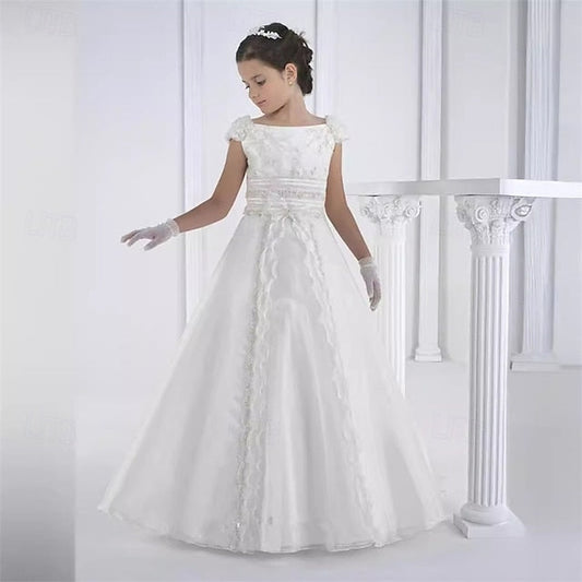 Kid's Dress Formal Flower Girls' Lace Girl FashionChic