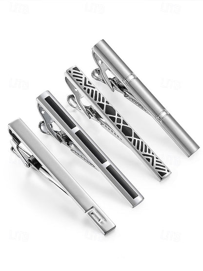Metal Tie Men's Clip Slim - FashionChic