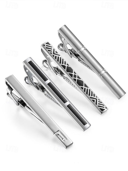 Metal Tie Men's Clip Slim - FashionChic