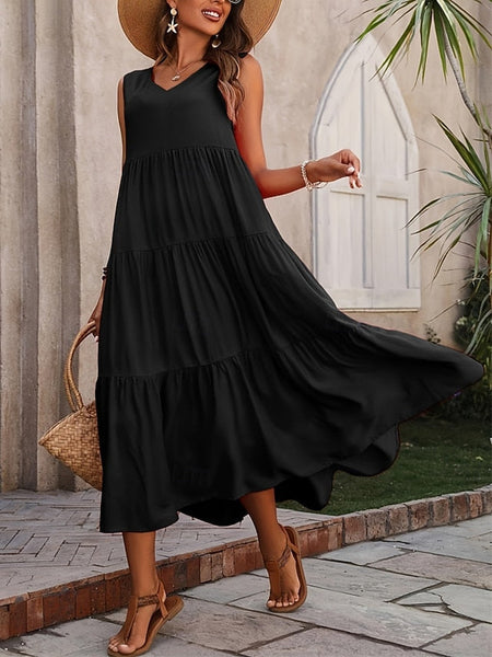 Women's Maxi Dress Casual Dress Swing Dress A Line Dress FashionChic