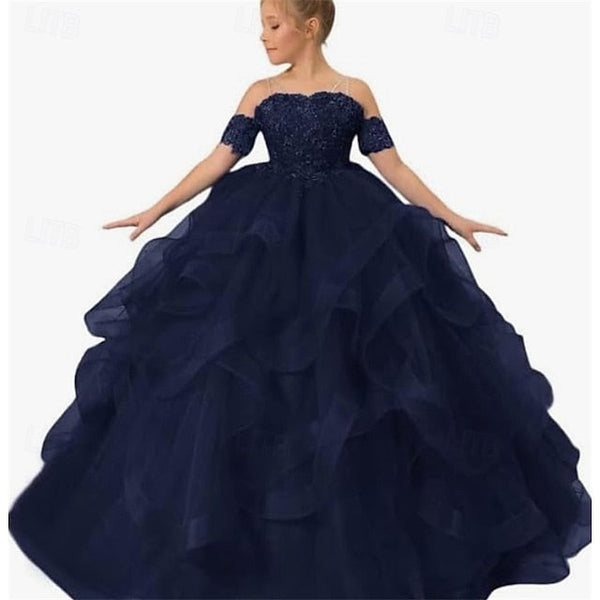 Girls' Princess Kid's Dress Girl Flower FashionChic