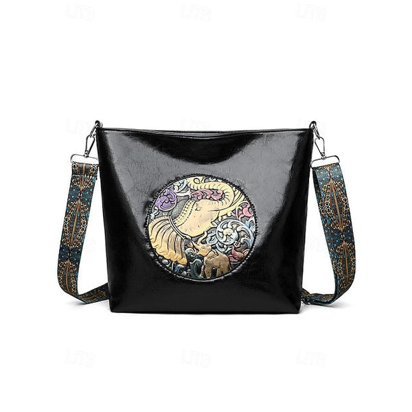 Bag Women's Elephant Shoulder Boho – Vintage Embossed FashionChic