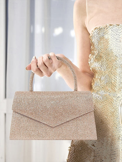 Women's Polyester Clutch Shoulder Evening Bags Bag Flap FashionChic
