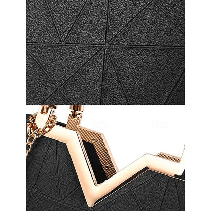 Handbag Faux with Elegant – Women's Pendant Pearl Leather FashionChic
