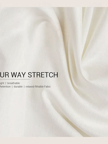 Women's White Dress Cotton Linen Dress Maxi Dress Vacation FashionChic