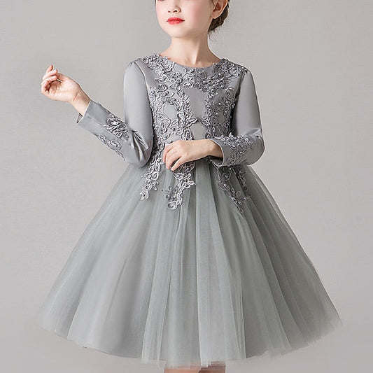 Girl Princess Flower Girls' Dress Party FashionChic