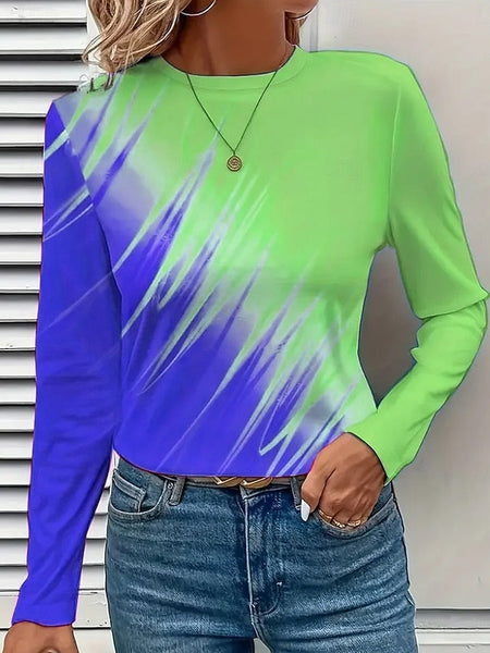 Women's T Shirt Graphic Geometric Vintage Stylish Modern FashionChic