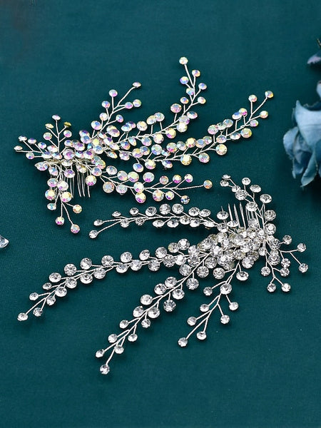 – Hair Crystal and Accessory Bridal Rhinestone Flower Elegant FashionChic