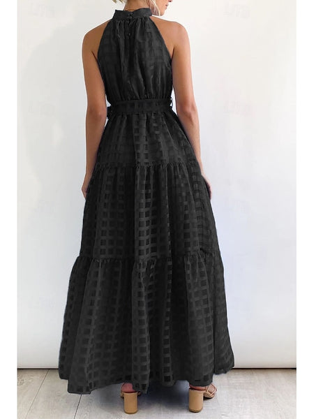 Women's Long Dress Maxi Dress Graduation Dress Halter Neck