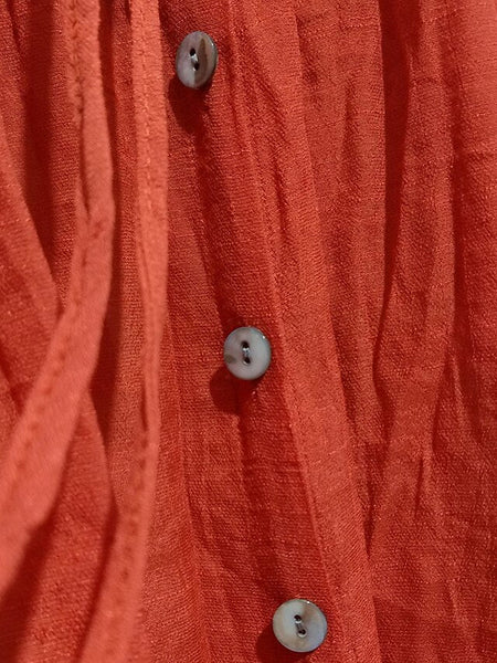 Women's Blue ArmyGreen Orange Rust Red Summer Spring Fall FashionChic