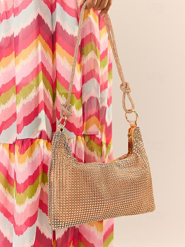 – Shoulder Women's Bag Elegant Handbag Rhinestone Evening FashionChic