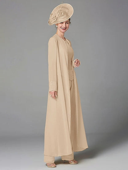 Beach Mother of Pantsuit 3 Bride Formal the Piece Wedding FashionChic