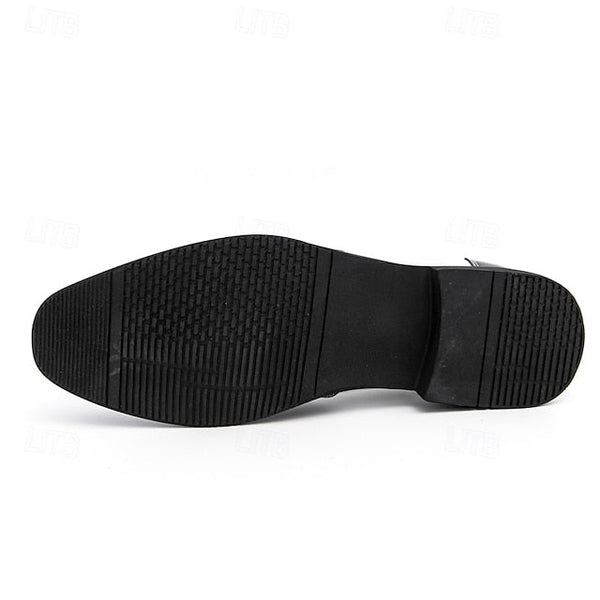 Men's with Gold Black and Leather Patent Shoes Oxford FashionChic