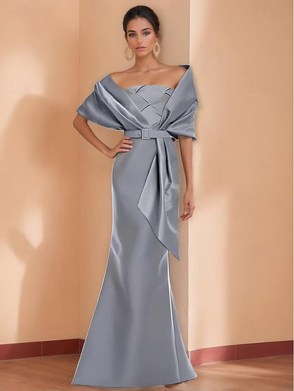 Mermaid Evening Formal / Elegant Dress Trumpet Black Gown FashionChic