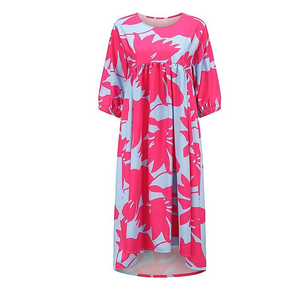 Women's Midi Dress Casual Dress Floral Dress Stylish Casual