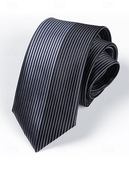 6cm Pattern - Men's Narrow Positioning Tie Stripe FashionChic