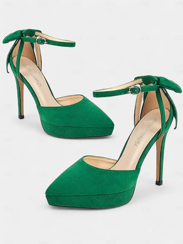 Platform Strap Heels Ankle with Elegant Stiletto Women's FashionChic